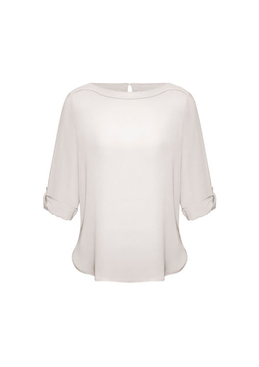 Picture of Ladies Madison Boatneck Blouse