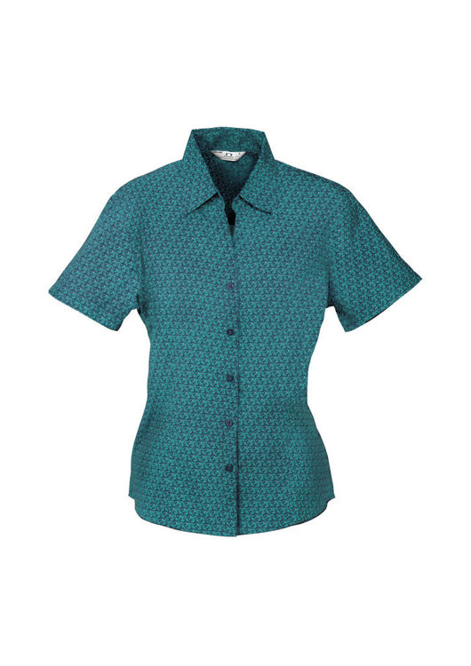 Picture of Ladies Printed Oasis Short Sleeve Shirt