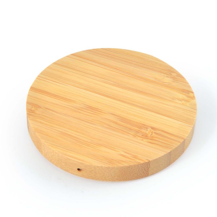 Picture of Arc Round Bamboo Wireless Charger 