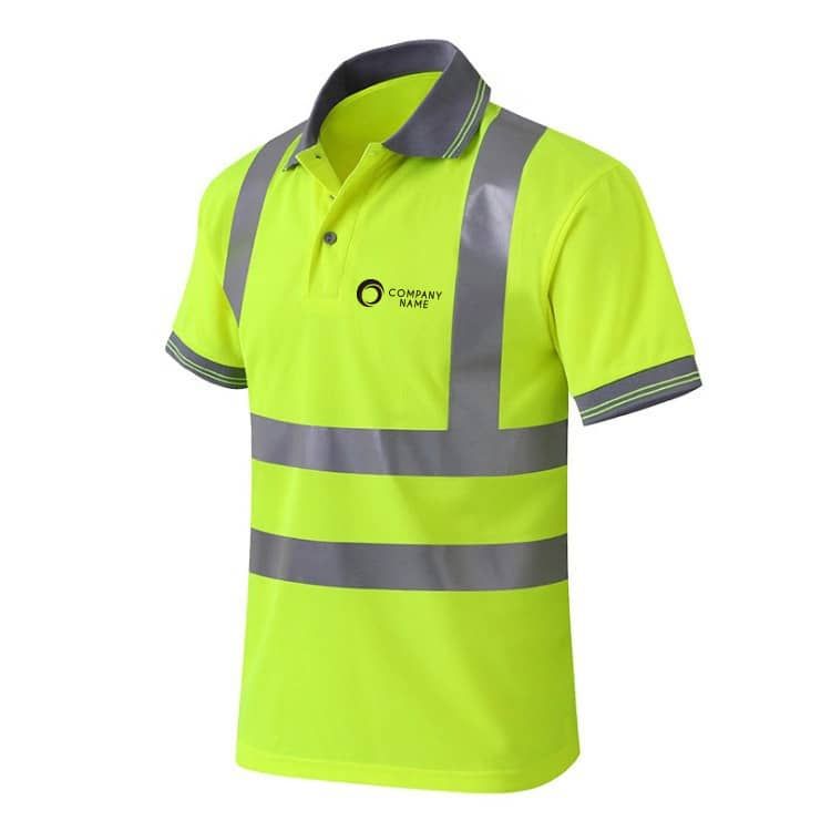 Picture of Unisex Polyester Hi-Vis Reflective S/S Polo