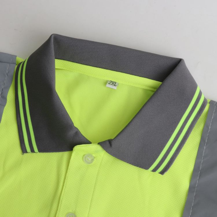 Picture of Unisex Polyester Hi-Vis Reflective S/S Polo