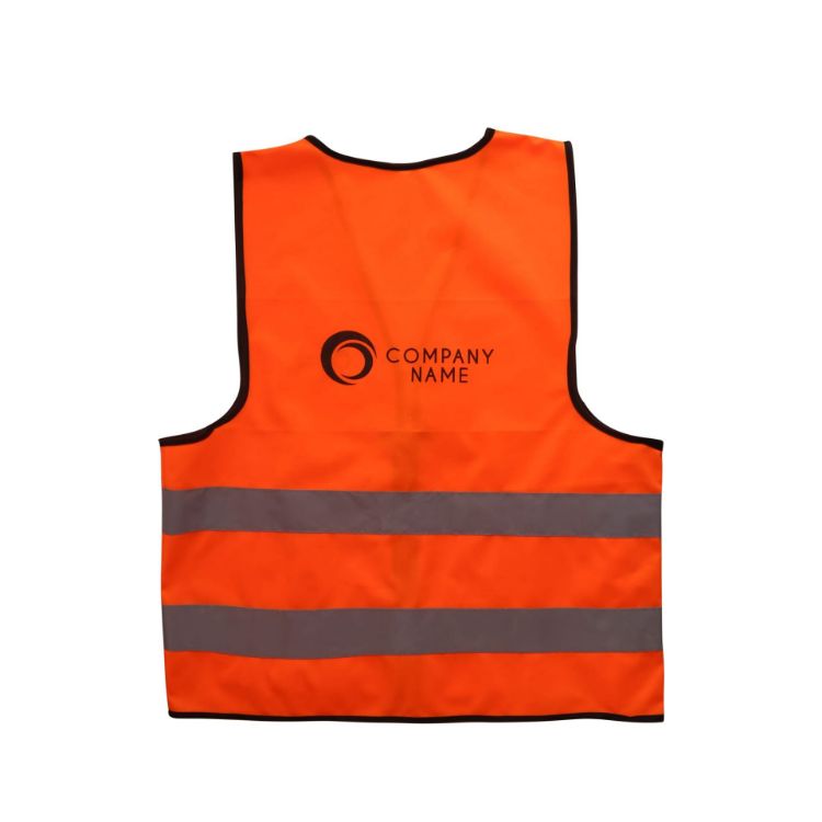 Picture of Unisex Adults Classic Hi-Vis Vest with Horizontal Reflective Tape