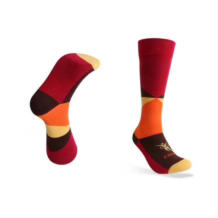 Picture of Mid Calf Custom Pattern Socks