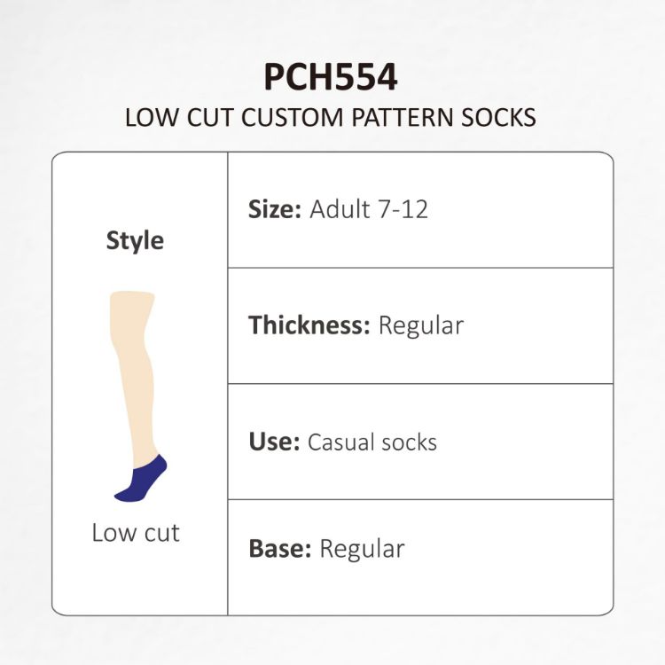 Picture of Low Cut Custom Pattern Socks