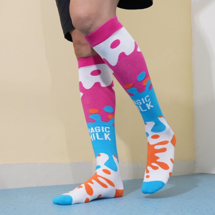 Picture of Knee High Custom Pattern Socks