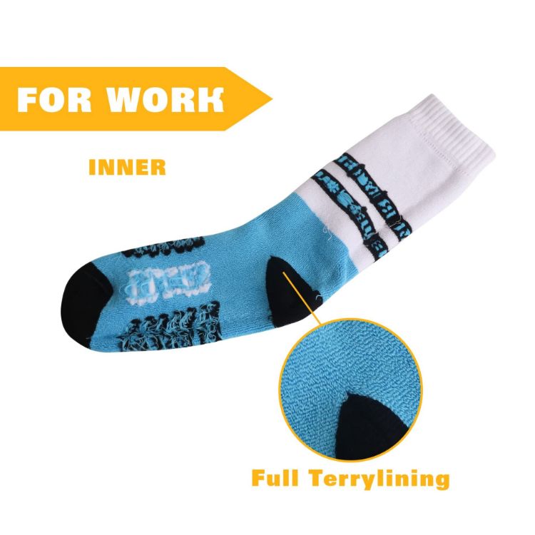 Picture of Crew Woven Bamboo Work Socks