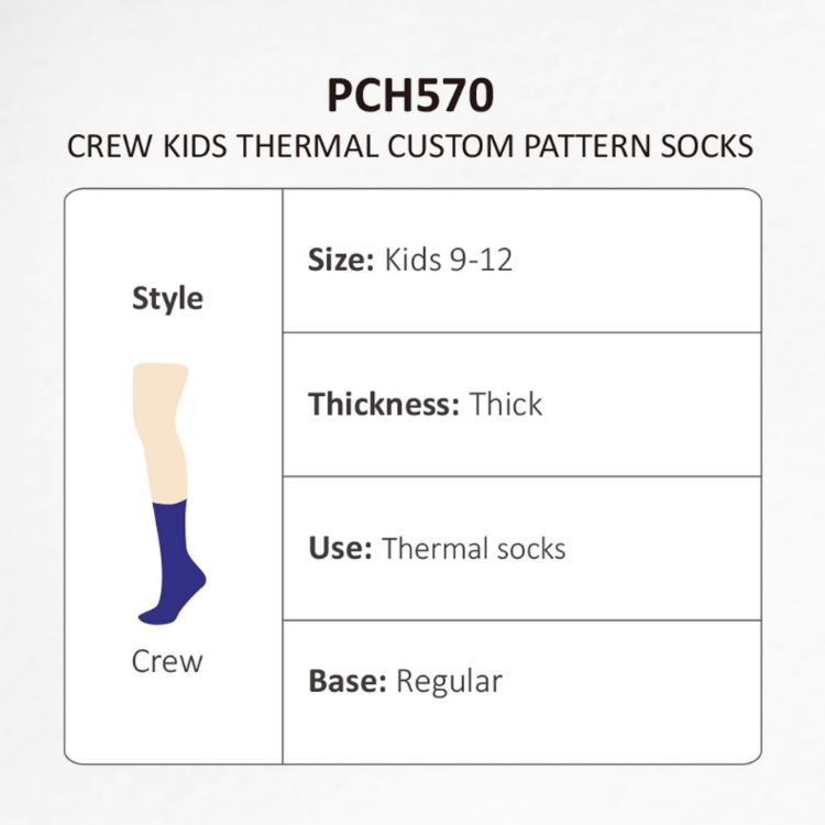 Picture of Crew Kids Thermal Custom Pattern Socks