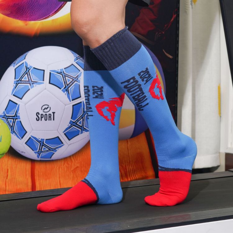 Picture of Knee High Custom Pattern Football Socks