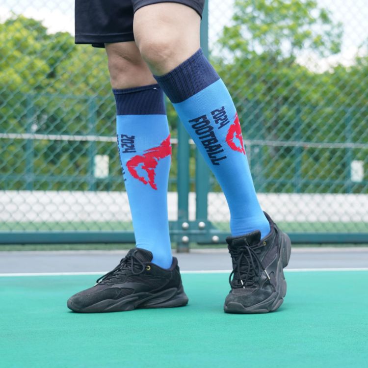 Picture of Knee High Custom Pattern Football Socks