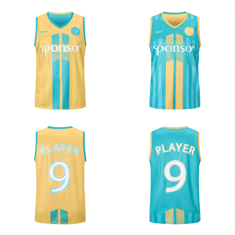 Picture of Unisex Adults 100% Polyester Sublimated Reversible Basketball Singlet