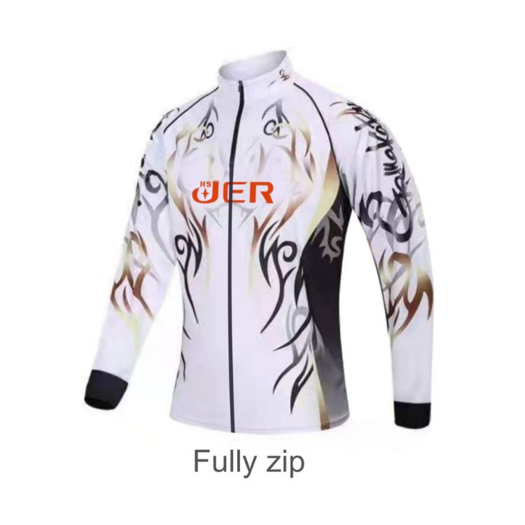 Picture of Men's Polyester Spandex Sublimated 1/4 Zip Fishing Pullover