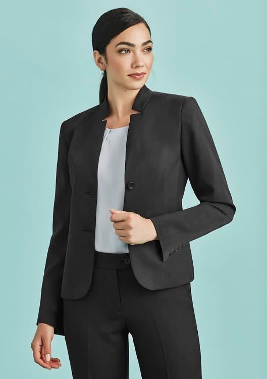 Picture of Womens Cool Stretch Short Jacket with Reverse Lapel