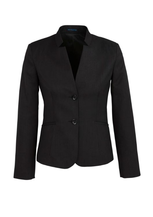Picture of Womens Cool Stretch Short Jacket with Reverse Lapel