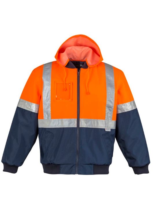 Picture of Mens Hi Vis Quilted Flying Jacket
