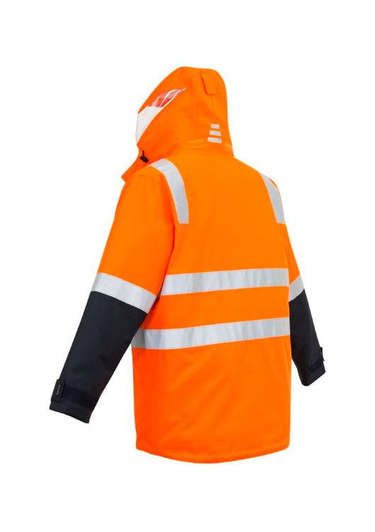 Picture of Mens Hi Vis 4 In 1 Waterproof Jacket