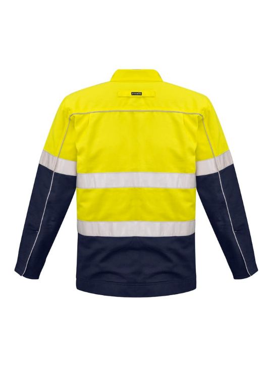 Picture of Mens Hi Vis Cotton Drill Jacket