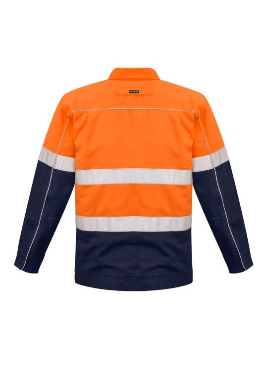 Picture of Mens Hi Vis Cotton Drill Jacket