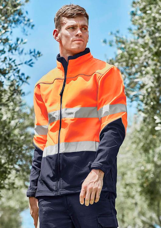 Picture of Unisex Hi Vis Softshell Jacket