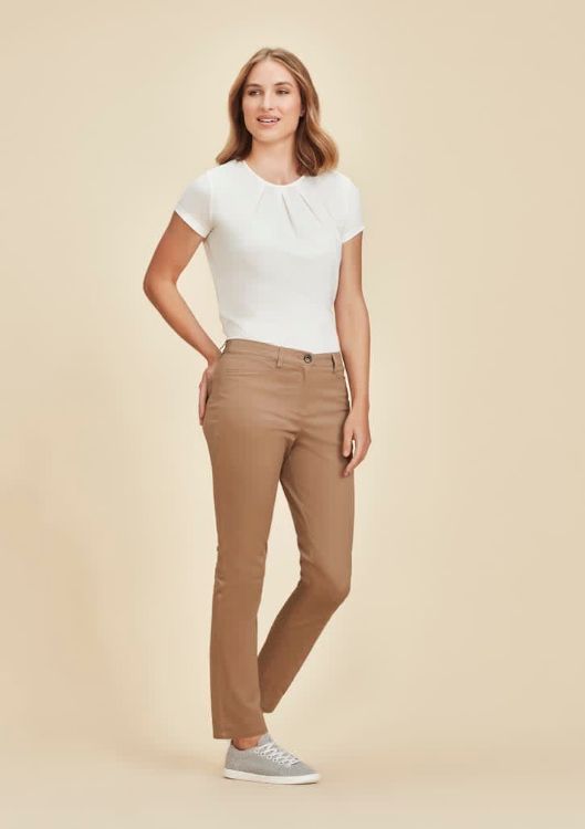 Picture of Womens Slim Leg Stretch Chino Pant