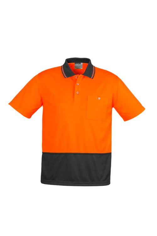 Picture of Unisex Hi Vis Basic Short Sleeve Polo