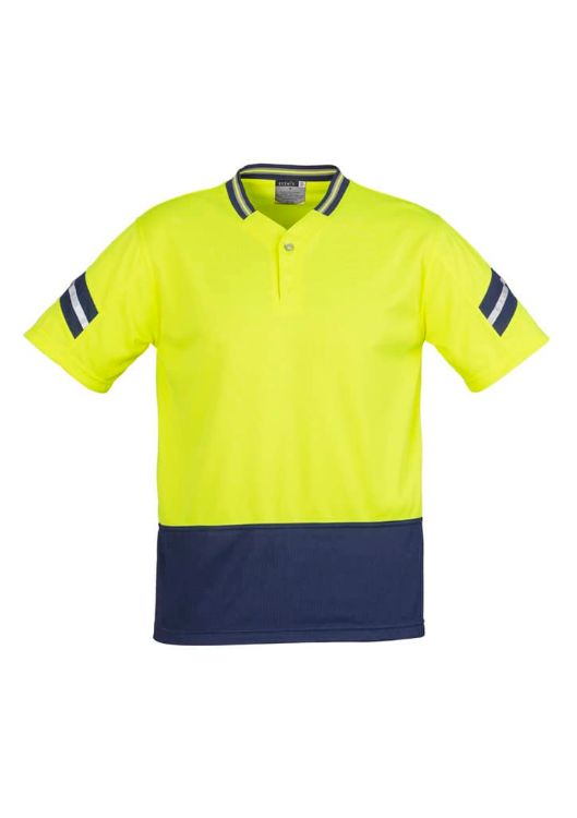 Picture of Mens Hi Vis Astro Short Sleeve Polo