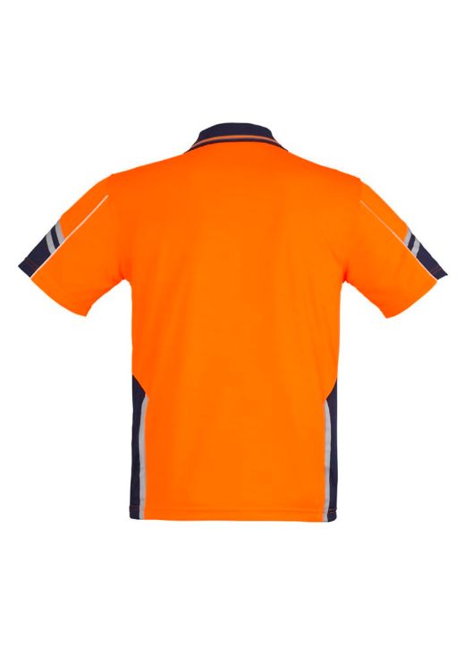 Picture of Mens Hi Vis Squad Short Sleeve Polo