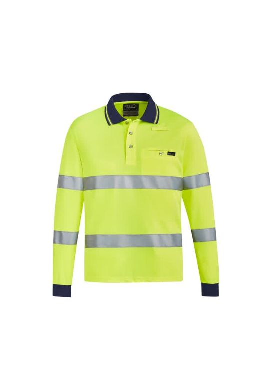 Picture of Unisex Hi Vis Bio Motion Taped Polo