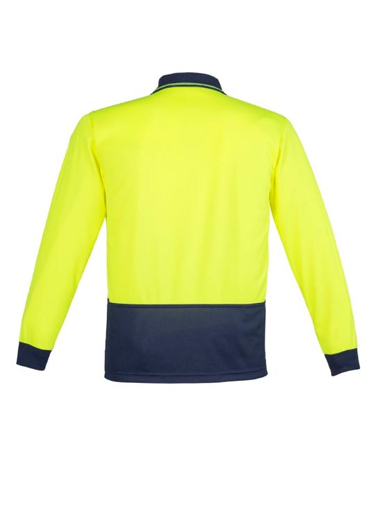 Picture of Unisex Hi Vis Basic Long Sleeve Polo