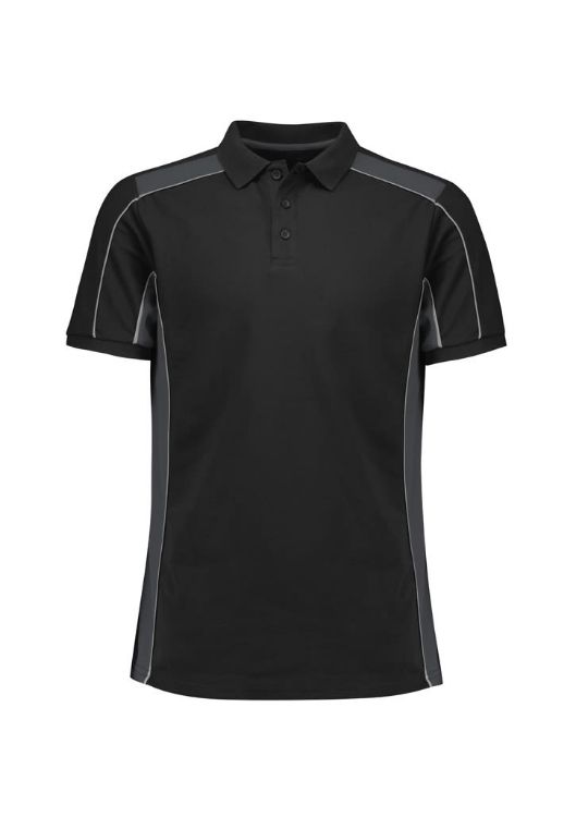 Picture of Unisex Grid Short Sleeve Polo
