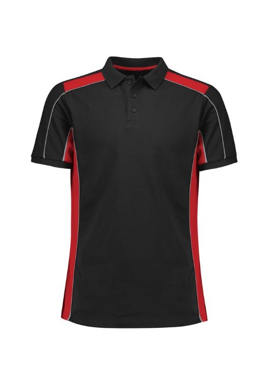 Picture of Unisex Grid Short Sleeve Polo