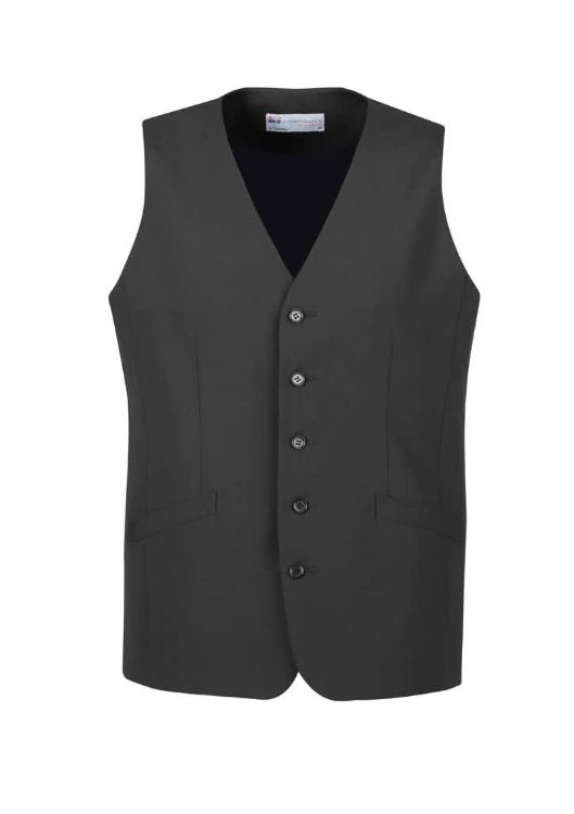 Picture of Comfort Wool Stretch Mens Longline Vest