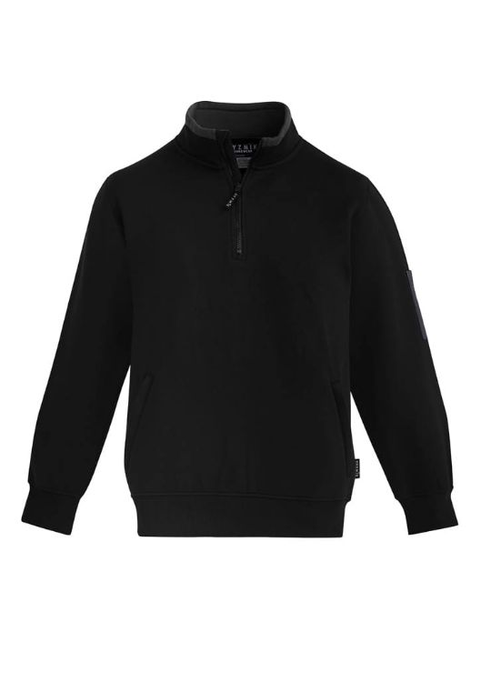 Picture of Unisex 1/4 Zip Brushed Fleece Pullover