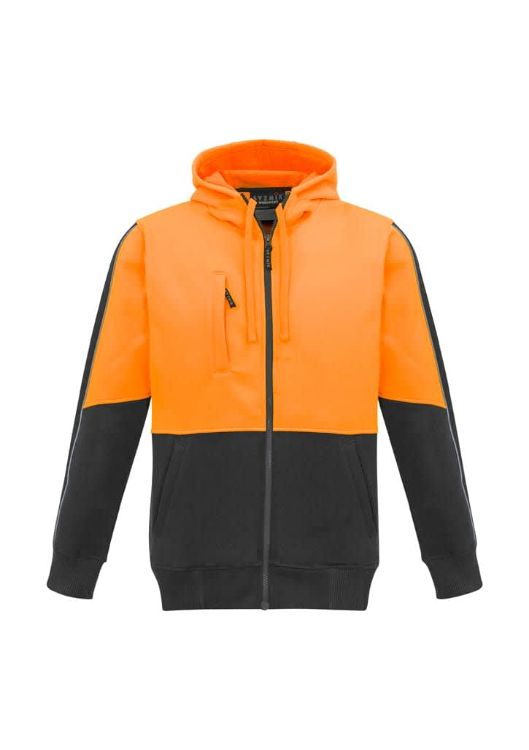 Picture of Unisex Hi Vis Full Zip Hoodie