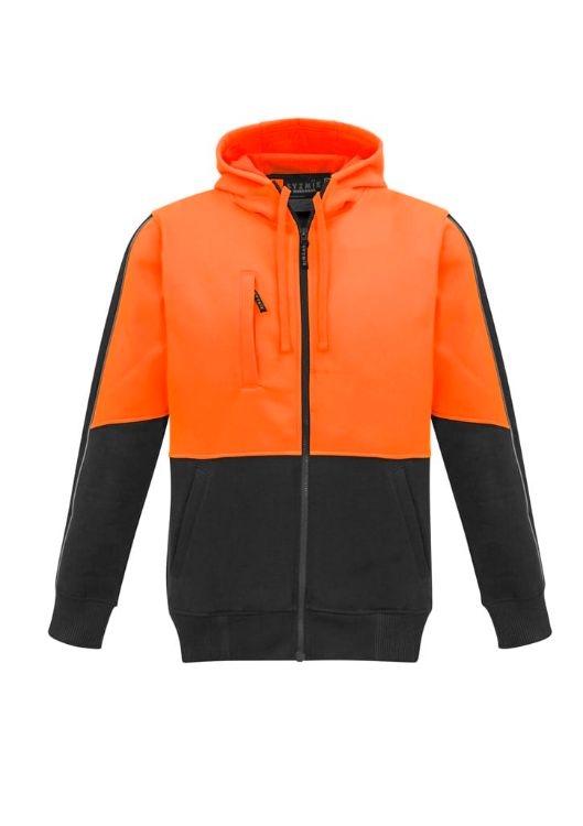 Picture of Unisex Hi Vis Full Zip Hoodie