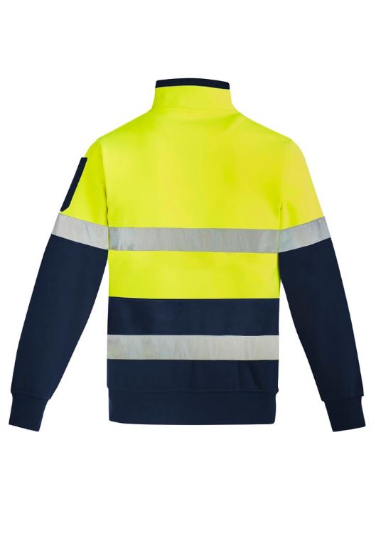 Picture of Unisex Hi Vis 1/4 Zip Pullover - Hoop Taped