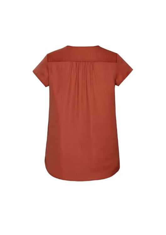 Picture of Womens Kayla V-Neck Pleat Blouse