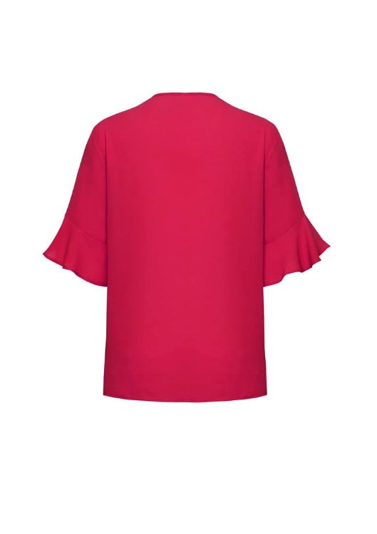 Picture of Womens Aria Fluted Sleeve Blouse