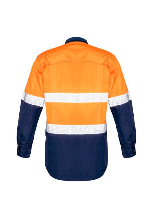 Picture of Mens Rugged Cooling Hi Vis Taped Long Sleeve Shirt