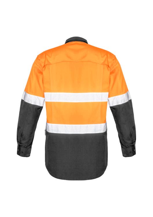 Picture of Mens Rugged Cooling Hi Vis Taped Long Sleeve Shirt