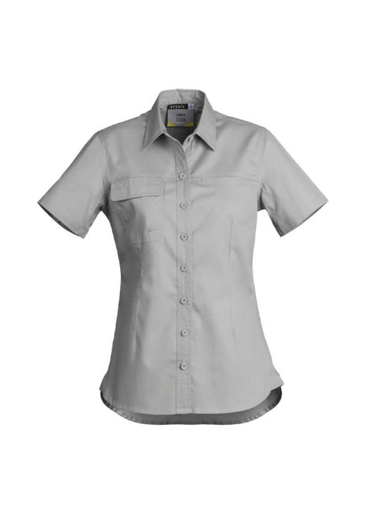 Picture of Womens Lightweight Tradie Short Sleeve Shirt