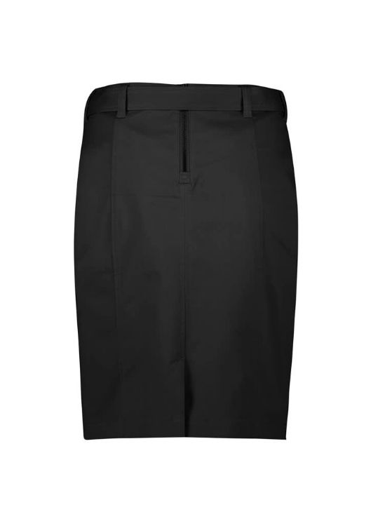 Picture of Womens Mid Waist Stretch Chino Skirt