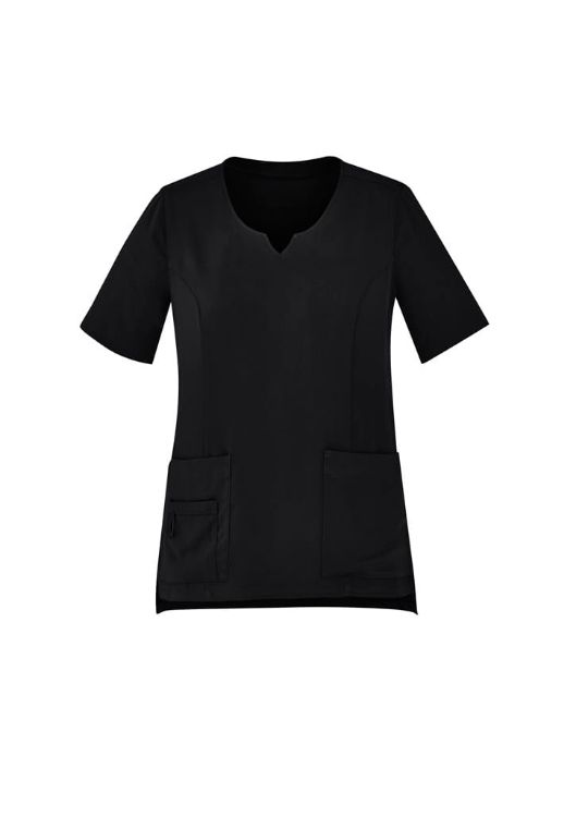 Picture of Womens Avery Round Neck Scrub Top