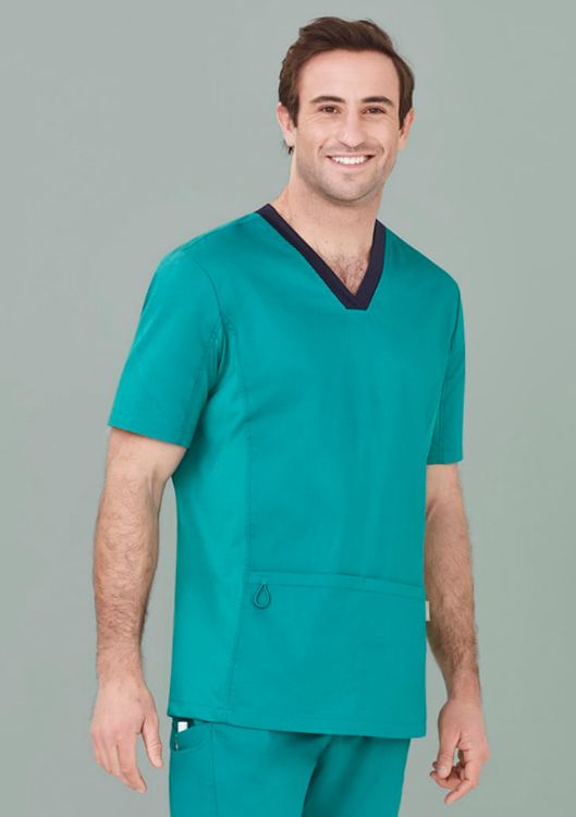 Picture of Mens Riley Stretch Scrub Top