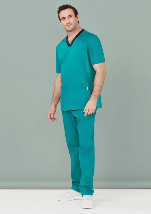 Picture of Mens Riley Stretch Scrub Top