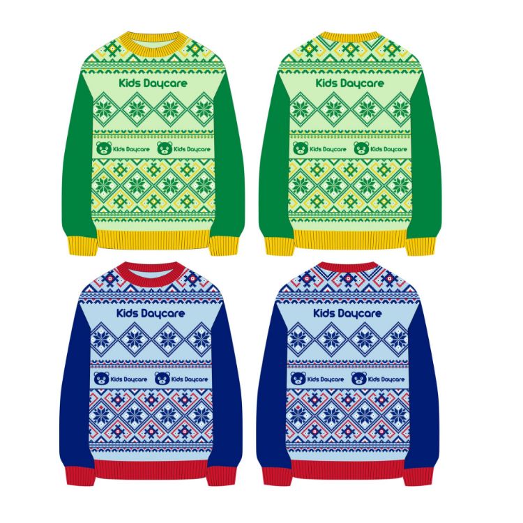 Picture of Unisex Winter Acrylic Cotton Jacquard Sweater