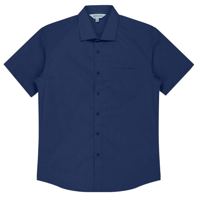 Picture of MOSMAN MENS SHIRT SHORT SLEEVE