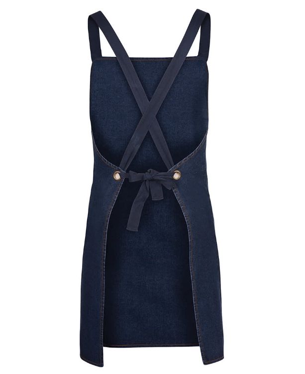 Picture of JB's Cross Back Denim Apron (Without Straps)