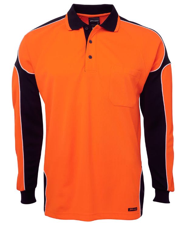 Picture of JB's Hi Vis L/S Arm Panel Polo