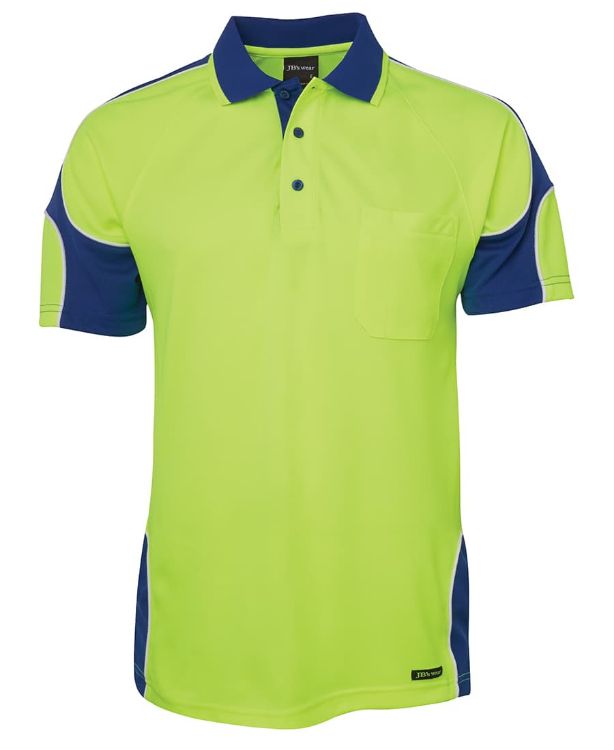 Picture of JB's Hi Vis S/S Arm Panel Polo