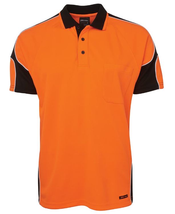 Picture of JB's Hi Vis S/S Arm Panel Polo